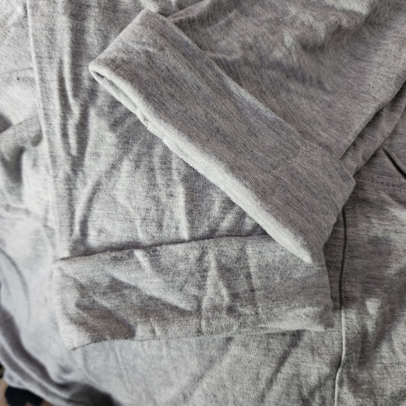 J. Crew Shift Dress Colette Grey Pockets Oversized Long Sleeves Women's XS EUC - Picture 4 of 7